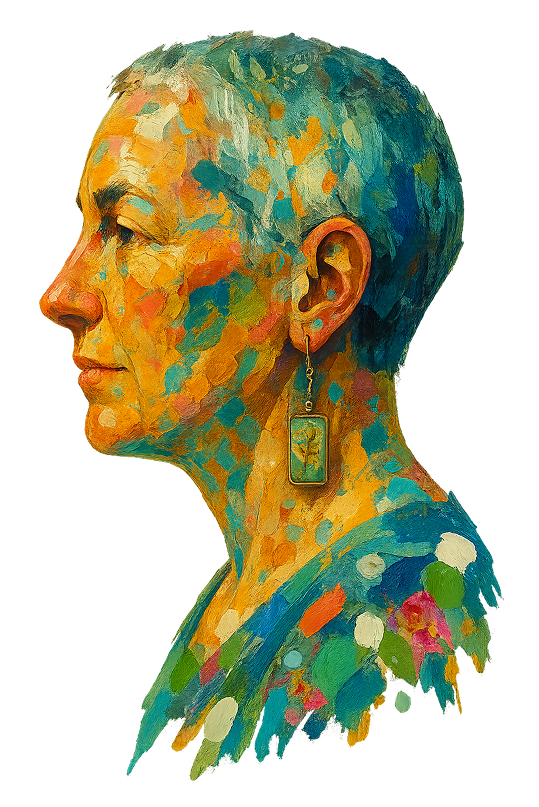 Portrait artwork of Zelda Eady